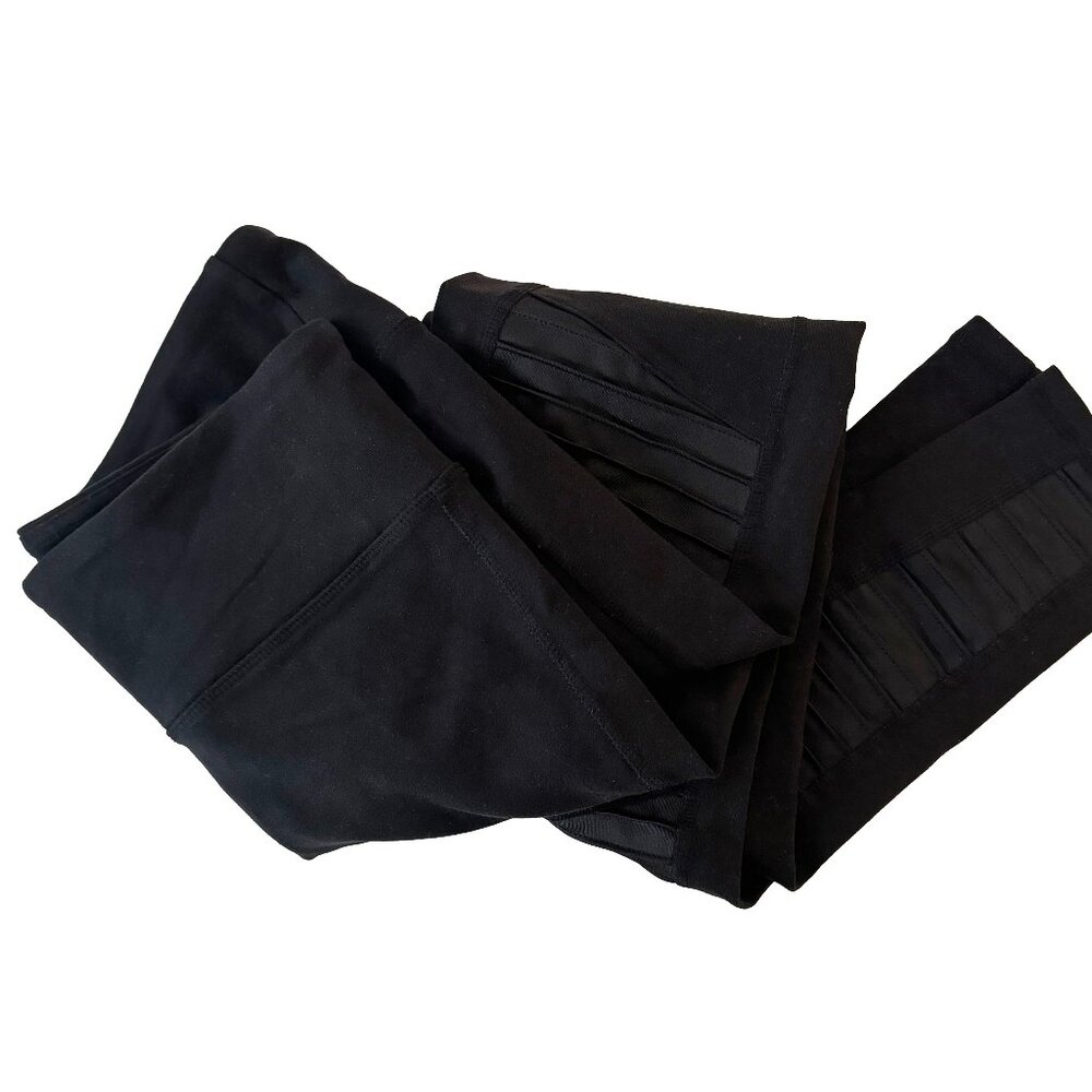 Alo Yoga Black Moto Textured Leggings Women's Size Small - Picture 5 of 7